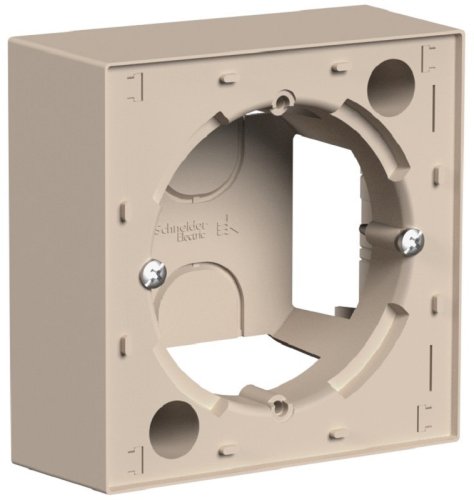 Коробка для наружнего монтажа Systeme Electric AtlasDesign песочный фото Коробка для наружнего монтажа Systeme Electric AtlasDesign песочный картинка